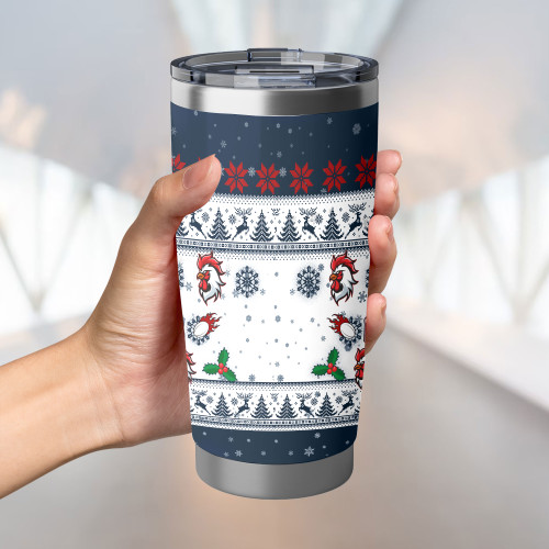Sydney Roosters Tumbler - Special Ugly Christmas Sydney Roosters Tumbler - Special Ugly Christmas