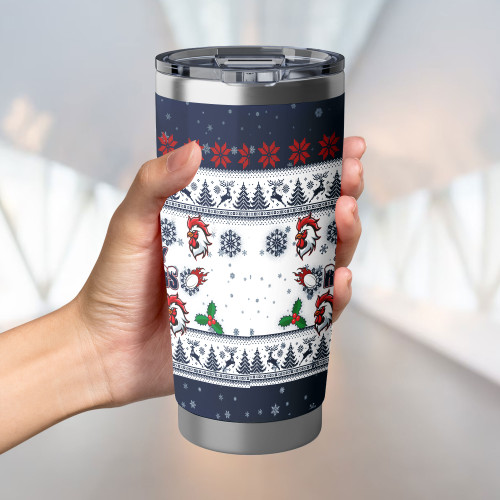 Sydney Roosters Tumbler - Special Ugly Christmas Sydney Roosters Tumbler - Special Ugly Christmas