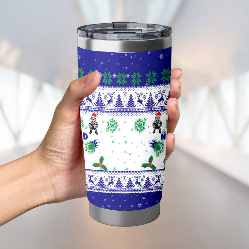 New Zealand Warriors Tumbler - Special Ugly Christmas New Zealand Warriors Tumbler - Special Ugly Christmas