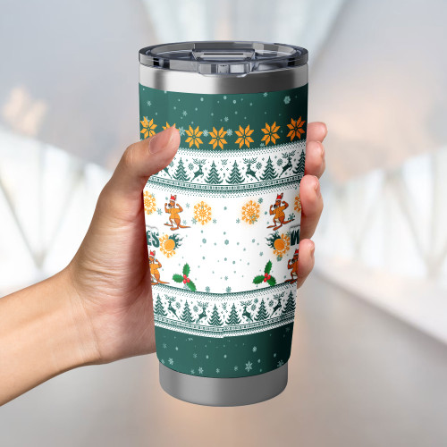 Australia Wallabies Tumbler - Special Ugly Christmas Australia Wallabies Tumbler - Special Ugly Christmas