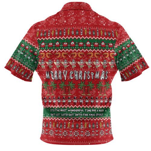 Australia Christmas Custom Hawaiian Shirt - Aussie Ugly Christmas Let's Get Lit Hawaiian Shirt Australia Christmas Custom Hawaiian Shirt - Aussie Ugly Christmas Let's Get Lit Hawaiian Shirt