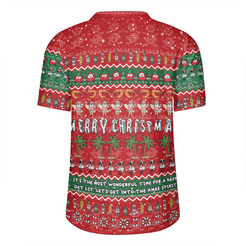 Australia Christmas Custom Rugby Jersey - Aussie Ugly Christmas Let's Get Lit Rugby Jersey Australia Christmas Custom Rugby Jersey - Aussie Ugly Christmas Let's Get Lit Rugby Jersey