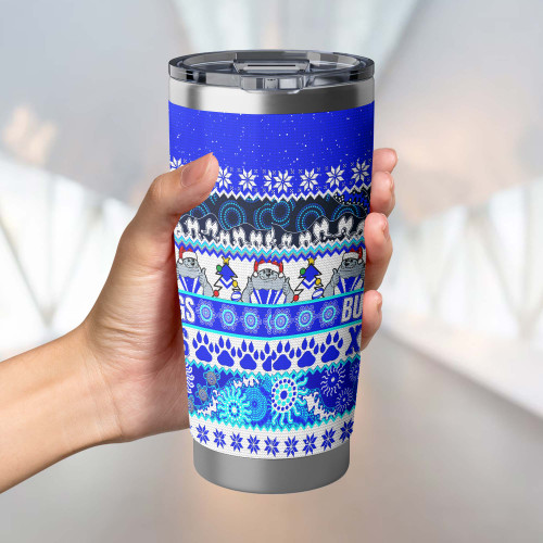 Canterbury-Bankstown Bulldogs Christmas Aboriginal Tumbler - Indigenous Knitted Ugly Style Canterbury-Bankstown Bulldogs Christmas Aboriginal Tumbler - Indigenous Knitted Ugly Style
