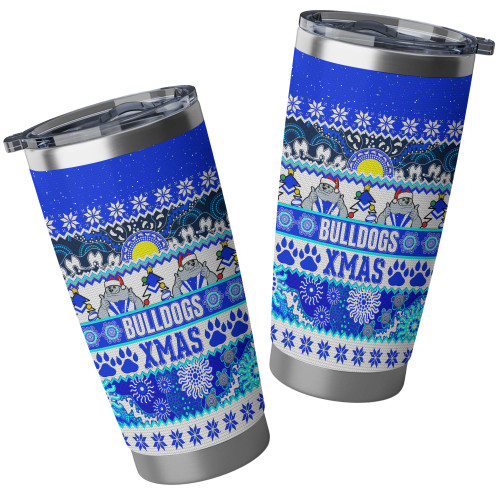 Canterbury-Bankstown Bulldogs Christmas Aboriginal Tumbler - Indigenous Knitted Ugly Style Canterbury-Bankstown Bulldogs Christmas Aboriginal Tumbler - Indigenous Knitted Ugly Style