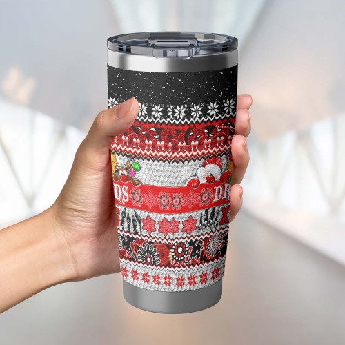 St. George Illawarra Dragons Christmas Aboriginal Tumbler - Indigenous Knitted Ugly Style St. George Illawarra Dragons Christmas Aboriginal Tumbler - Indigenous Knitted Ugly Style