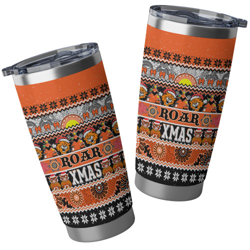 Wests Tigers Christmas Aboriginal Tumbler - Indigenous Knitted Ugly Style Wests Tigers Christmas Aboriginal Tumbler - Indigenous Knitted Ugly Style