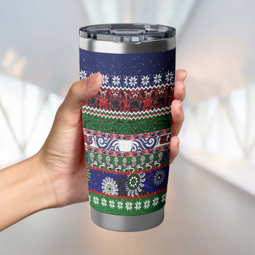 New Zealand Warriors Warriors Christmas Maori Tumbler - Indigenous Knitted Ugly Style New Zealand Warriors Warriors Christmas Maori Tumbler - Indigenous Knitted Ugly Style