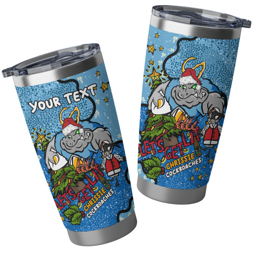 New South Wales Cockroaches Christmas Custom Tumbler - Let's Get Lit Chrissie Pressie Tumbler New South Wales Cockroaches Christmas Custom Tumbler - Let's Get Lit Chrissie Pressie Tumbler