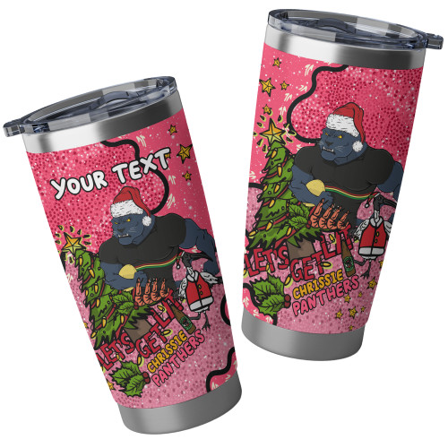 Penrith Panthers Penrith Panthers Christmas Custom Tumbler - Let's Get Lit Chrissie Pressie Tumbler Penrith Panthers Penrith Panthers Christmas Custom Tumbler - Let's Get Lit Chrissie Pressie Tumbler