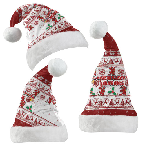 St. George Illawarra Dragons Christmas Hat - Special Ugly Christmas St. George Illawarra Dragons Christmas Hat - Special Ugly Christmas