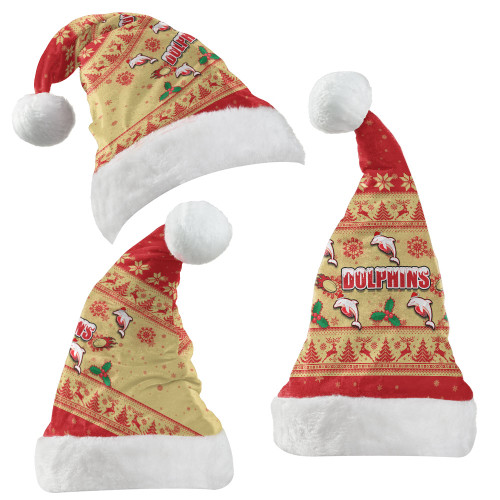 Redcliffe Dolphins Christmas Hat - Special Ugly Christmas Redcliffe Dolphins Christmas Hat - Special Ugly Christmas