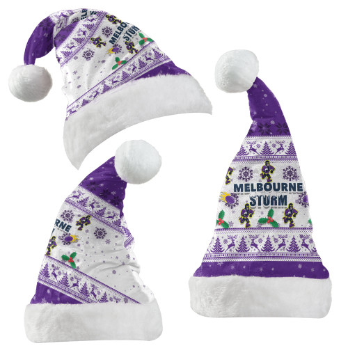 Melbourne Storm Christmas Hat - Special Ugly Christmas Melbourne Storm Christmas Hat - Special Ugly Christmas