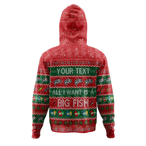 Australia Christmas Custom Hoodie - Merry Fishmas All I Want is a Big Fish Hoodie Australia Christmas Custom Hoodie - Merry Fishmas All I Want is a Big Fish Hoodie
