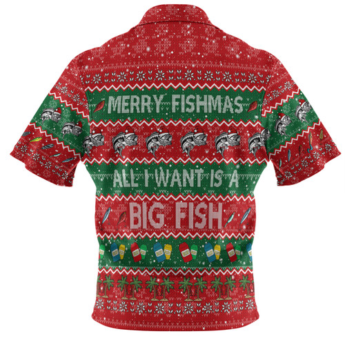 Australia Christmas Custom Hawaiian Shirt - Merry Fishmas All I Want is a Big Fish Hawaiian Shirt Australia Christmas Custom Hawaiian Shirt - Merry Fishmas All I Want is a Big Fish Hawaiian Shirt