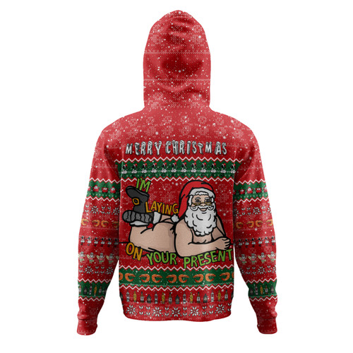 Australia Christmas Custom Hoodie - Merry Chrismas I'm Laying On Your Present Hoodie Australia Christmas Custom Hoodie - Merry Chrismas I'm Laying On Your Present Hoodie
