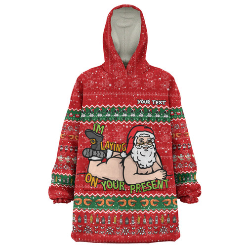 Australia Christmas Custom Snug Hoodie - Merry Chrismas I'm Laying On Your Present Snug Hoodie Australia Christmas Custom Snug Hoodie - Merry Chrismas I'm Laying On Your Present Snug Hoodie