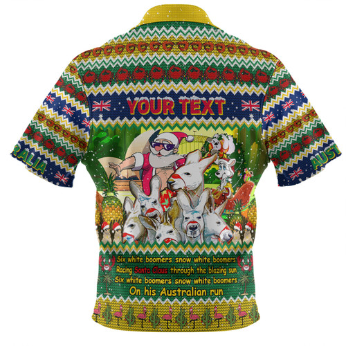 Australia Christmas Custom Hawaiian Shirt - Six White Boomers Hawaiian Shirt