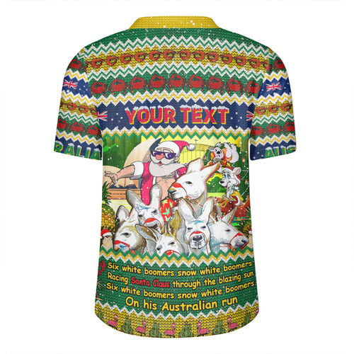 Australia Christmas Custom Rugby Jersey - Six White Boomers Rugby Jersey Australia Christmas Custom Rugby Jersey - Six White Boomers Rugby Jersey