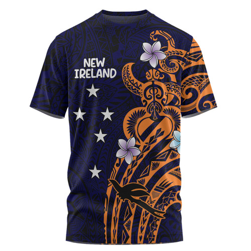 Australia South Sea Islanders T-shirt - New Ireland Flag With Polynesian Pattern T-shirt