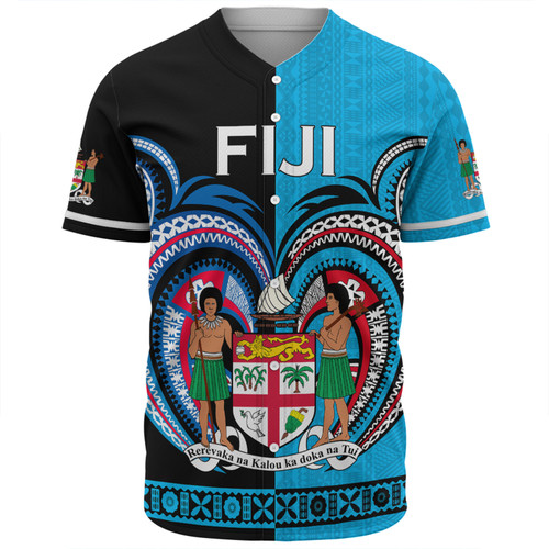 Australia South Sea Islanders Baseball Shirt - Fiji Is My Heart Baseball Shirt