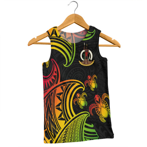 Australia South Sea Islanders Men Singlet - Vanuatu Polynesian Reggae Tentacle Turtle Men Singlet