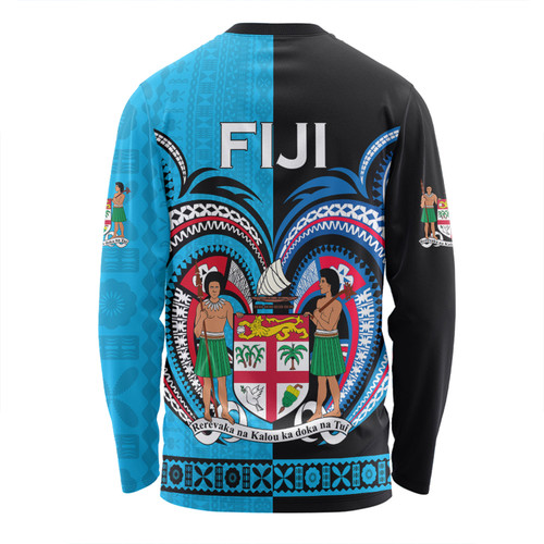 Australia South Sea Islanders Long Sleeve T-shirt - Fiji Is My Heart Long Sleeve T-shirt