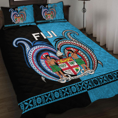 Australia South Sea Islanders Quilt Bed Set - Fiji Is My Heart Quilt Bed Set