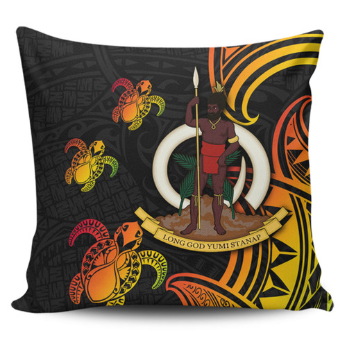 Australia South Sea Islanders Pillow Cases - Vanuatu Polynesian Reggae Tentacle Turtle Pillow Cases