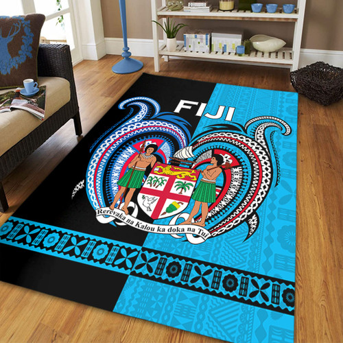 Australia South Sea Islanders Area Rug - Fiji Is My Heart Area Rug Australia South Sea Islanders Area Rug - Fiji Is My Heart Area Rug
