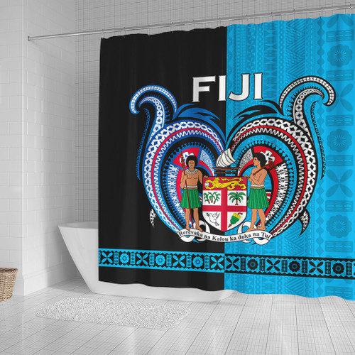 Australia South Sea Islanders Shower Curtain - Fiji Is My Heart Shower Curtain Australia South Sea Islanders Shower Curtain - Fiji Is My Heart Shower Curtain