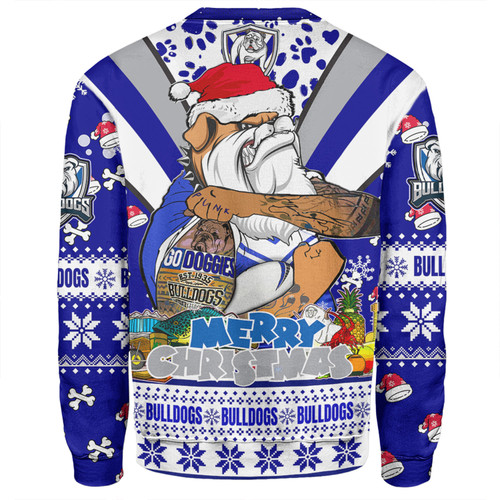 Canterbury-Bankstown Bulldogs Christmas Custom Sweatshirt - Bulldogs Santa Aussie Big Things Sweatshirt Canterbury-Bankstown Bulldogs Christmas Custom Sweatshirt - Bulldogs Santa Aussie Big Things Sweatshirt