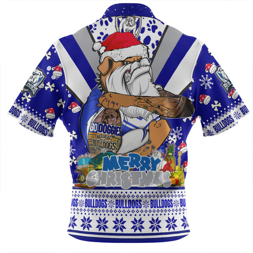 Canterbury-Bankstown Bulldogs Christmas Custom Zip Polo Shirt - Bulldogs Santa Aussie Big Things Zip Polo Shirt Canterbury-Bankstown Bulldogs Christmas Custom Zip Polo Shirt - Bulldogs Santa Aussie Big Things Zip Polo Shirt