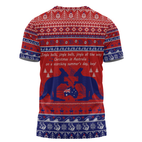 Australian Christmas Carol Christmas T-shirt - Jingle Bells Ugly Style T-shirt Australian Christmas Carol Christmas T-shirt - Jingle Bells Ugly Style T-shirt