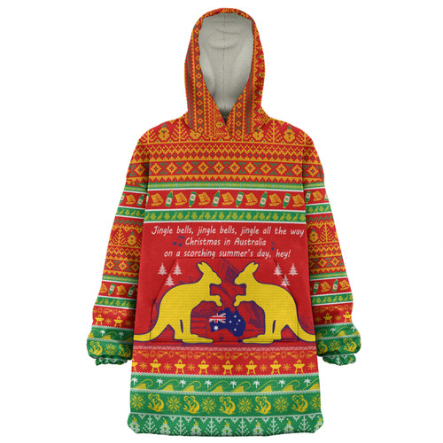 Australian Christmas Carol Christmas Snug Hoodie - Jingle Bells Ugly Style V2 Snug Hoodie