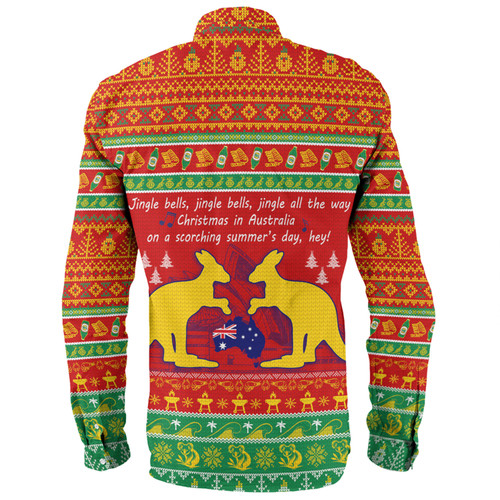 Australian Christmas Carol Christmas Long Sleeve Shirt - Jingle Bells Ugly Style V2 Long Sleeve Shirt Australian Christmas Carol Christmas Long Sleeve Shirt - Jingle Bells Ugly Style V2 Long Sleeve Shirt