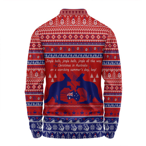 Australian Christmas Carol Christmas Long Sleeve Polo Shirt - Jingle Bells Ugly Style Long Sleeve Polo Shirt Australian Christmas Carol Christmas Long Sleeve Polo Shirt - Jingle Bells Ugly Style Long Sleeve Polo Shirt