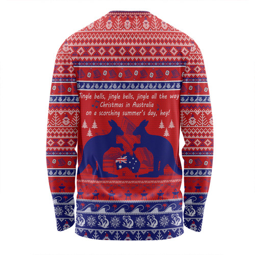 Australian Christmas Carol Christmas Long Sleeve T-shirt - Jingle Bells Ugly Style Long Sleeve T-shirt Australian Christmas Carol Christmas Long Sleeve T-shirt - Jingle Bells Ugly Style Long Sleeve T-shirt