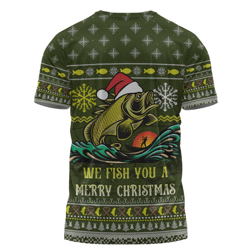 Australia Christmas Fishing Custom T-shirt - We Fish You A Merry Christmas T-shirt Australia Christmas Fishing Custom T-shirt - We Fish You A Merry Christmas T-shirt