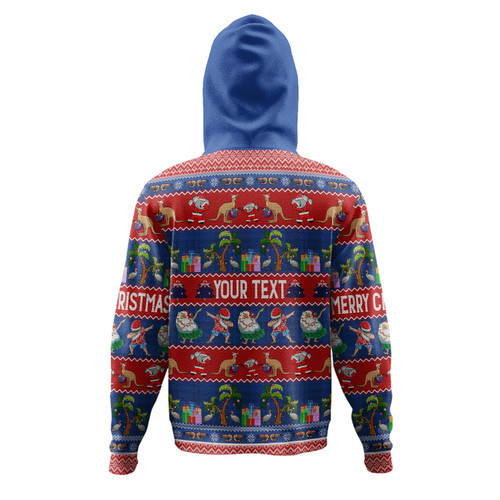 Australia Christmas Custom Hoodie - Tropical Ugly Xmas Santa Dapping And Dancing Hoodie Australia Christmas Custom Hoodie - Tropical Ugly Xmas Santa Dapping And Dancing Hoodie