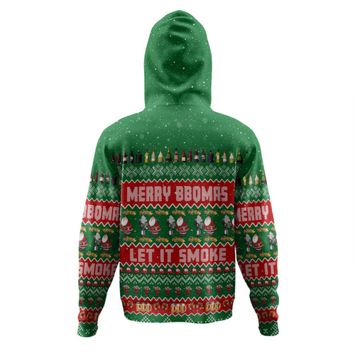 Australia Christmas Custom Hoodie - Merry BBQMax Let It Smoke Hoodie Australia Christmas Custom Hoodie - Merry BBQMax Let It Smoke Hoodie