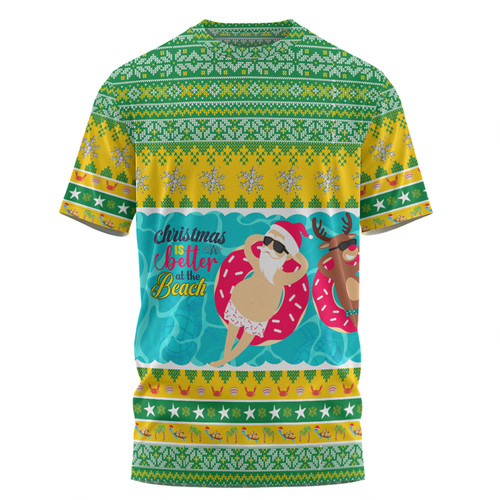 Australia Christmas Custom T-shirt - Christmas Is Better At The Beach T-shirt