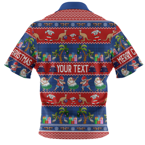 Australia Christmas Custom Hawaiian Shirt - Tropical Ugly Xmas Santa Dapping And Dancing Hawaiian Shirt Australia Christmas Custom Hawaiian Shirt - Tropical Ugly Xmas Santa Dapping And Dancing Hawaiian Shirt