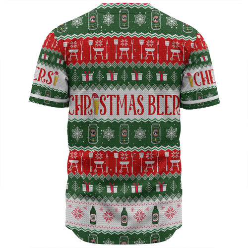 Australia Christmas Custom Baseball Shirt - Ugly Christmas Beer Baseball Shirt Australia Christmas Custom Baseball Shirt - Ugly Christmas Beer Baseball Shirt