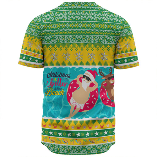 Australia Christmas Custom Baseball Shirt - Christmas Is Better At The Beach Baseball Shirt Australia Christmas Custom Baseball Shirt - Christmas Is Better At The Beach Baseball Shirt