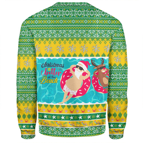 Australia Christmas Custom Sweatshirt - Christmas Is Better At The Beach Sweatshirt