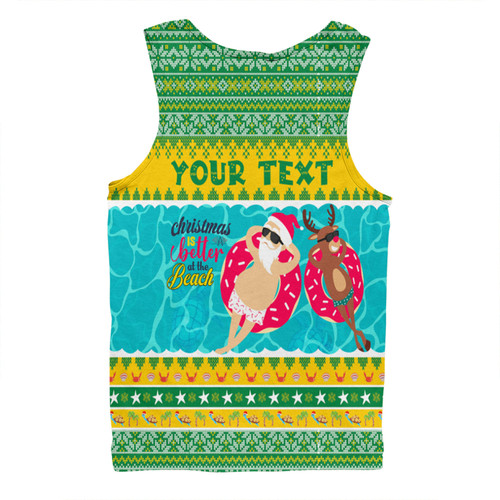 Australia Christmas Custom Men Singlet - Christmas Is Better At The Beach Men Singlet Australia Christmas Custom Men Singlet - Christmas Is Better At The Beach Men Singlet