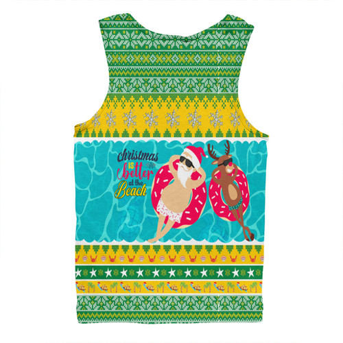 Australia Christmas Custom Men Singlet - Christmas Is Better At The Beach Men Singlet Australia Christmas Custom Men Singlet - Christmas Is Better At The Beach Men Singlet