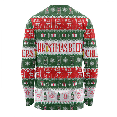 Australia Christmas Custom Long Sleeve T-shirt - Ugly Christmas Beer Long Sleeve T-shirt Australia Christmas Custom Long Sleeve T-shirt - Ugly Christmas Beer Long Sleeve T-shirt