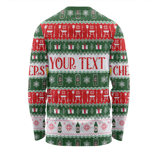 Australia Christmas Custom Long Sleeve T-shirt - Ugly Christmas Beer Long Sleeve T-shirt Australia Christmas Custom Long Sleeve T-shirt - Ugly Christmas Beer Long Sleeve T-shirt