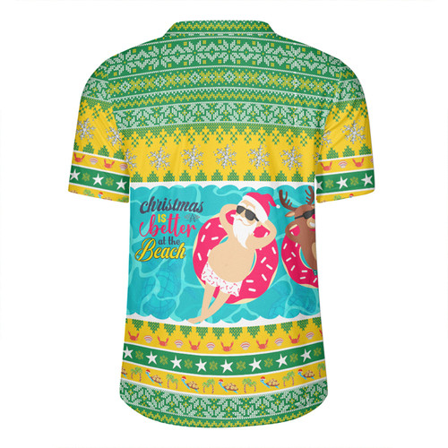 Australia Christmas Custom Rugby Jersey - Christmas Is Better At The Beach Rugby Jersey Australia Christmas Custom Rugby Jersey - Christmas Is Better At The Beach Rugby Jersey